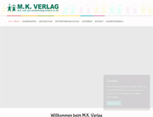 Tablet Screenshot of mk-verlag.com